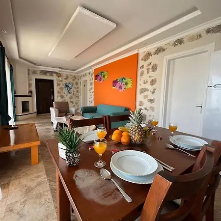 Kalkan'da Tas Mimarili, Havuzlu Villa-awz116 فيلة