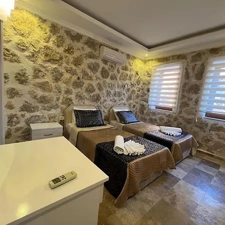 Kalkan'da Tas Mimarili, Havuzlu Villa-awz116 فيلة *